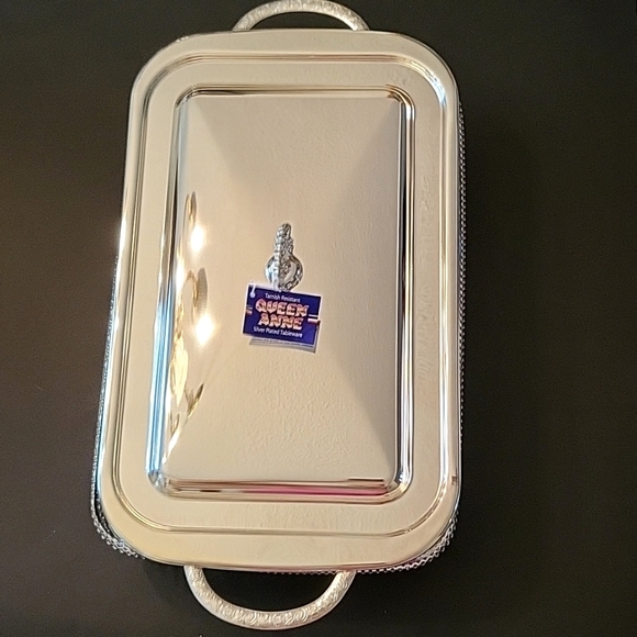 NEW Queen Anne Silver Plated Covered Casserole Holder, 3L - Picture 2 of 14